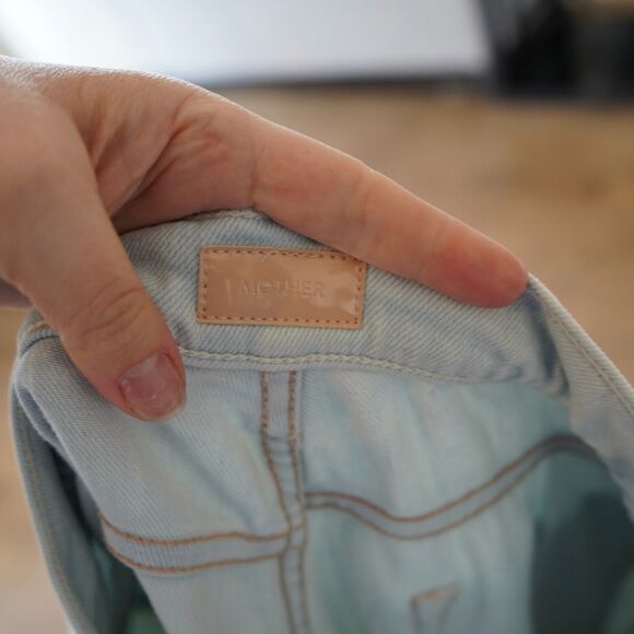 $265 MOTHER The PIXIE TOMCAT ANKLE Button Light Pina Colada Paradise Jeans-31‎ - Picture 7 of 8